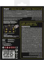ENERGIZER® Sportpack Headlight Vision BLUE + Reflektor Armband inkl. Armband