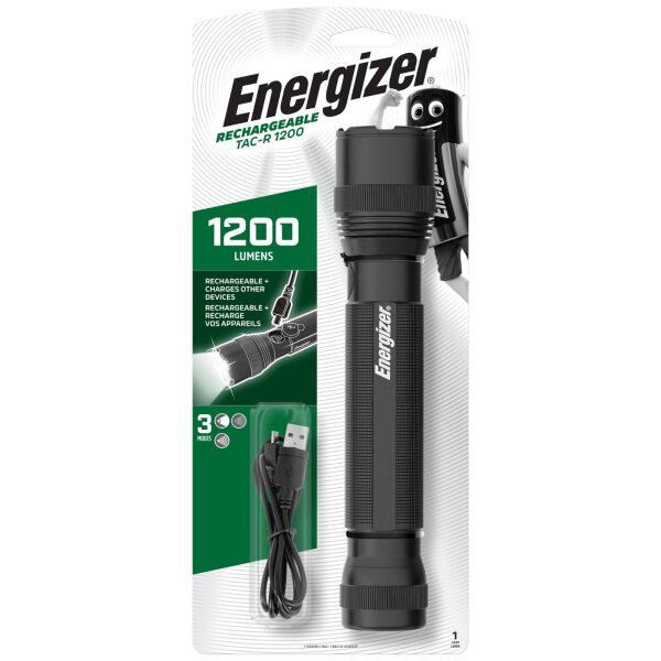 ENERGIZER® Taschenlampe Tactical Ultra wiederaufladbar 1.200lm Outdoor & Arbeit