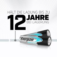 ENERGIZER® Max Plus Mignon AA LR06 Alkaline Batterie 1,5V Hochleistungsbatterie