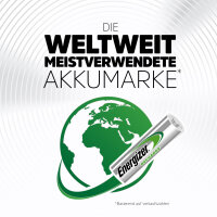 ENERGIZER® NiMH Akkumulator Power Plus Mignon AA 2000 mAh vorgeladen 10 Stück