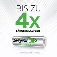 ENERGIZER® NiMH Akkumulator Power Plus Mignon AA 2000 mAh vorgeladen 10 Stück