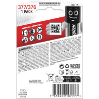 ENERGIZER® 377/376 (SR626SW) Uhrenbatterie 1...
