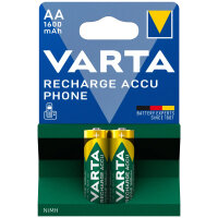 VARTA® NiMH Recharge Accu Phone AA 1600 mAh 2er Blister