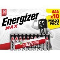 ENERGIZER® MAX Alkaline LR03 Micro AAA 1,5V 10er Blister