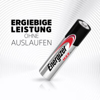 ENERGIZER® MAX Alkaline LR03 Micro AAA 1,5V 10er Blister