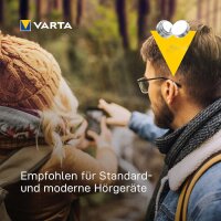 60x VARTA® Hörgerätebatterie Hearing Aid Batteries 13 (orange) 10 Blister