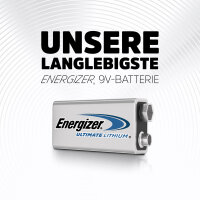 ENERGIZER® Ultimate Lithium 9V E-Block 1er Blister