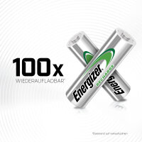 ENERGIZER®NiMH Akkumulator Extreme, Mignon (AA), 2300 mAh, vorgeladen 4 Stück