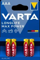 VARTA® Longlife Max Power Micro AAA LR03 Alkaline 4er...