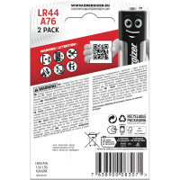 ENERGIZER® Spezialbatterie / Alkali Mangan LR44 / A76...