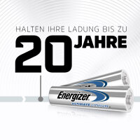 ENERGIZER® Ultimate Lithium L92 Micro LR03 AAA 10er Tray