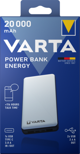 VARTA Power Bank Energy 20000mAh