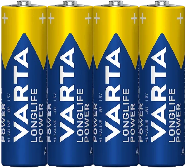 VARTA® Longlife Power Alkaline Batterie AA LR06 4er Folie