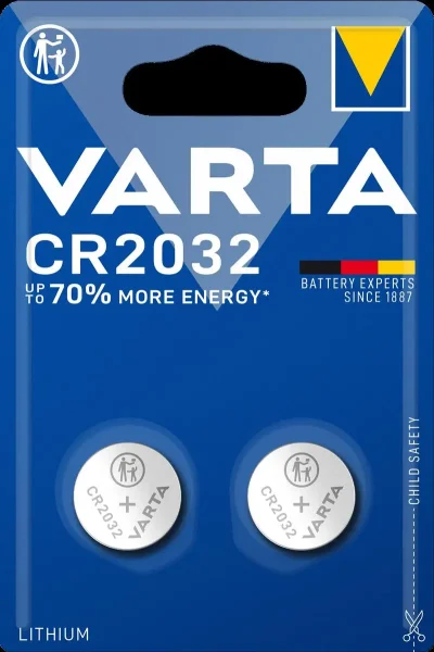 VARTA® CR2032 Lithium Batteries 3V 2er Blister