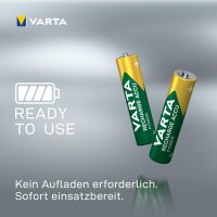 VARTA® NiMH Recharge Accu AAA 800 mAh geeignet für Telefone 2er Blister