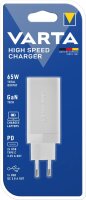 VARTA High Speed Charger Ladeadapter 65W 3 USB...