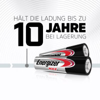 ENERGIZER® MAX Alkaline LR06 Mignon 1,5V 10er Blister